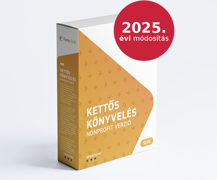 Nonprofit kettős könyvelés 2025. évi módosítása