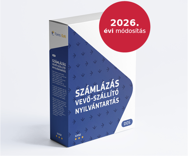 Számlázás (UJVSZ) 2026. évi módosítása