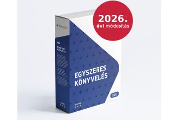Egyszeres könyvelés 2026. évi módosítása