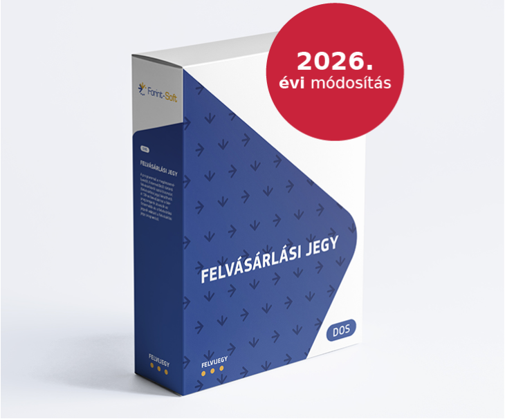 Felvásárlási jegy 2026. évi módosítása