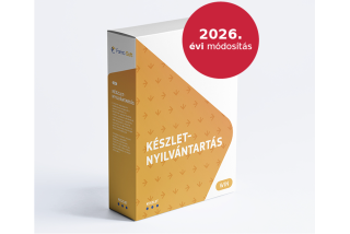 Készlet 4. modul 2026. évi módosítása