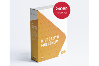 Kiegészítő melléklet 24OBR módosítása