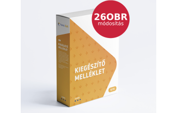 Kiegészítő melléklet 26OBR módosítása Kiegészítő melléklet 26OBR módosítása