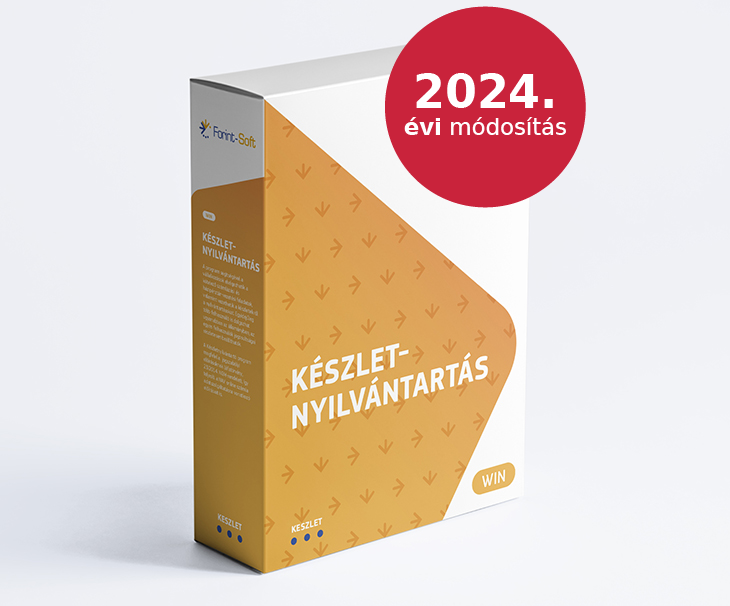 Készlet 5. modul 2024. évi módosítása