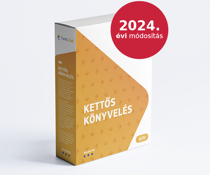 Nonprofit kettős könyvelés 2024. évi módosítása