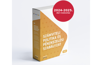 Számviteli politika 2024-2025. évi módosítása