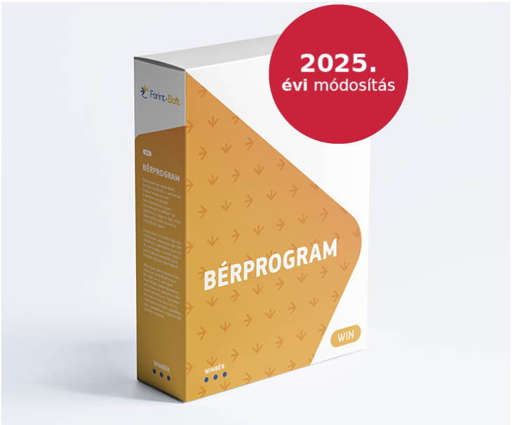 Bérprogram (Win) 2025. évi módosítása