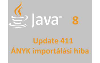 ÁNYK Java 8 Update 411 mellett