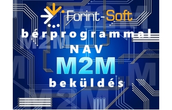 Új funkció: NAV M2M a bérprogramban