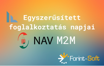 Egyszerűsített foglalkoztatás napjai M2M-mel - Megoldás: Forint-Soft bérprogram Egyszerűsített foglalkoztatás napjai M2M-mel - Megoldás: Forint-Soft bérprogram
